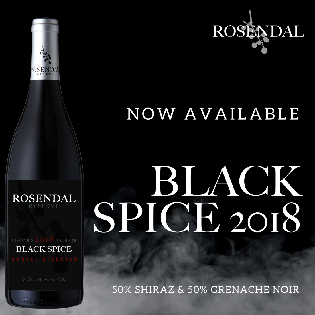 Back by popular demand!  Reserve Black Spice 2018