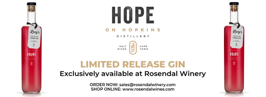 Limited Release Craft Gin exclusive to Rosendal!