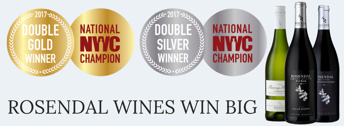 Rosendal Wines Win Double Gold and Silver