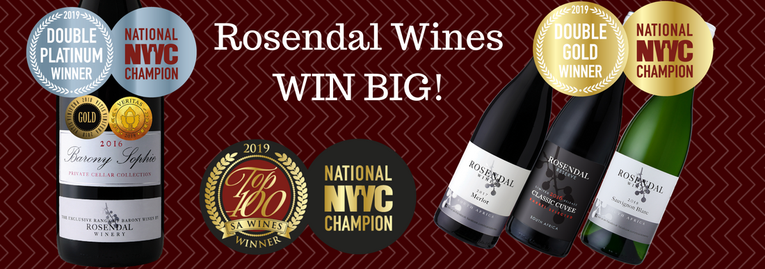 Rosendal Wines WIN BIG at the 2019 NWC Top 100 Wine Awards